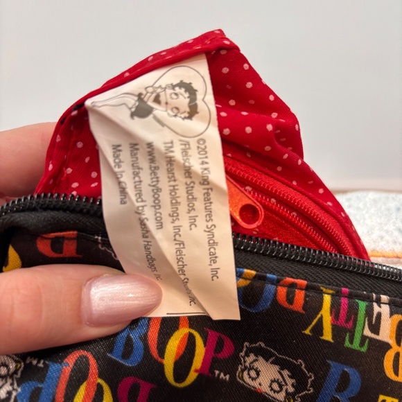 Betty Boop Y2K Style Rainbow Pattern Cartoon Character Small Purse Shoulder Bag - Picture 11 of 14